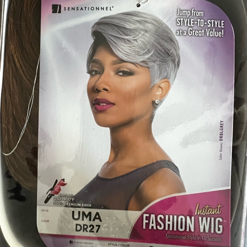 Cute, short, Synthetic wig, color 27